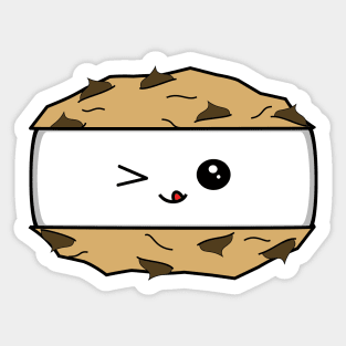 Cookie Ice Cream Sandwhich Sticker